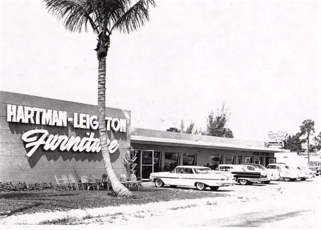 Hartman-Leighton Furniture Store in 1959.