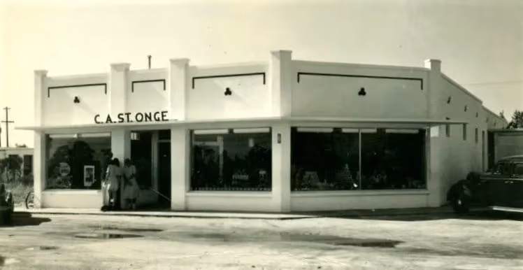 St. Onge Grocery Store in Hobe Sound beginning in the 1940s.