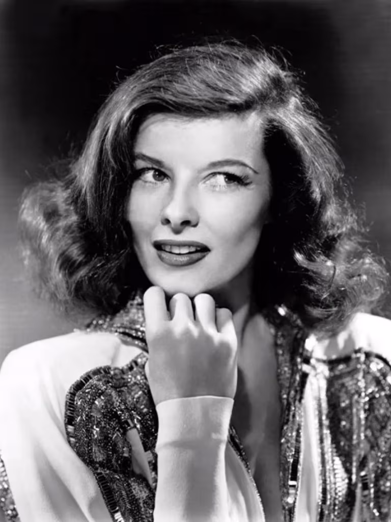 Katharine Hepburn in the movie "The Philadelphia Story," in 1941.