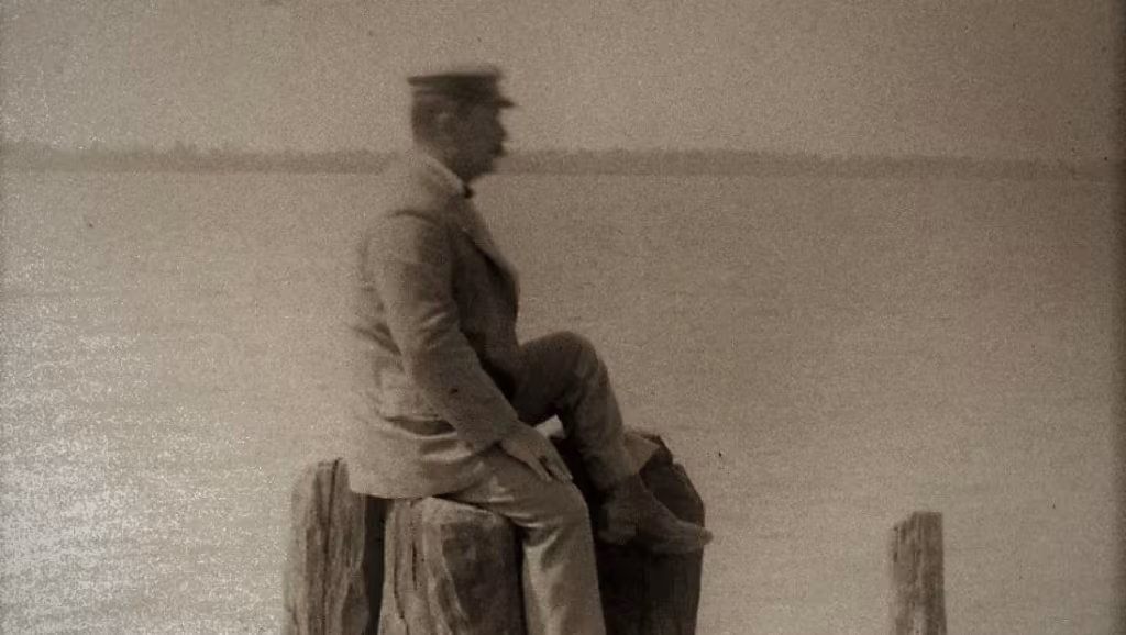 William McFarlan along the St. Lucie River in 1905.