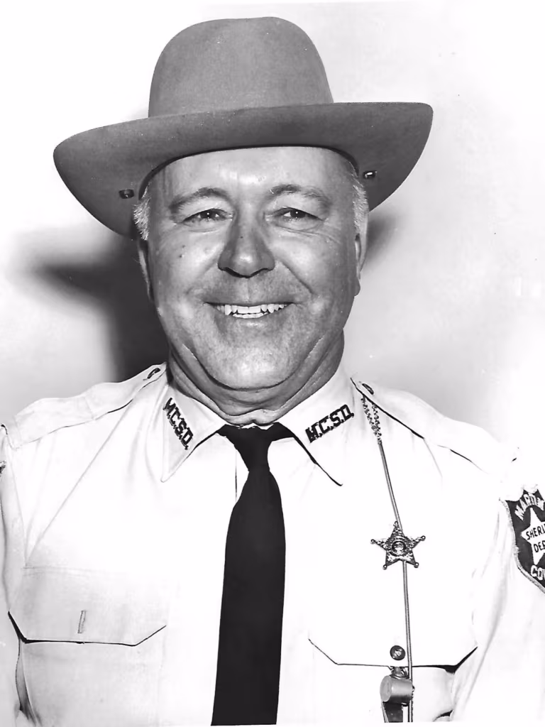Sheriff Roy Baker in 1964
