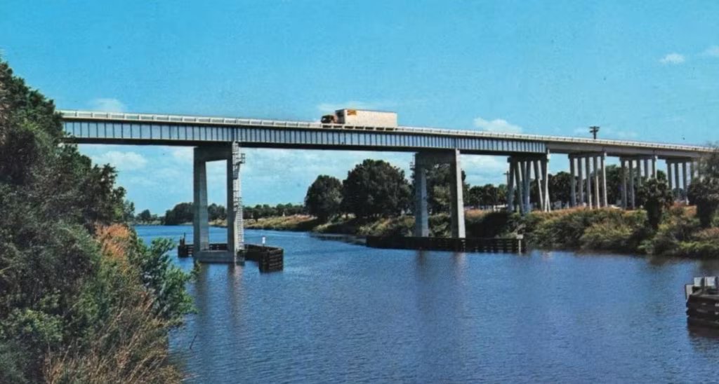 The Indiantown Bridge.